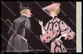 Illustratori Artist Signed Crow Romantic Couple Tuck serie 1770 cartolina ZG7814 – fronte