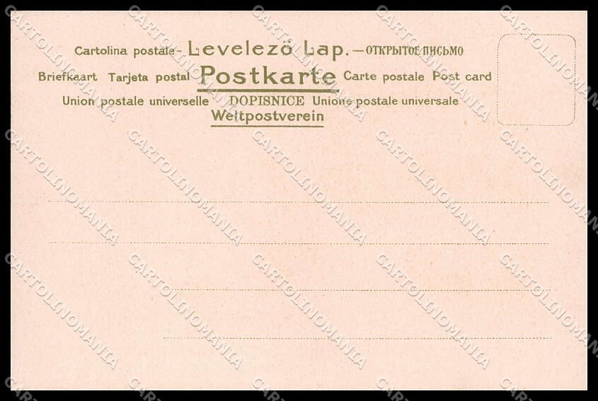 Illustratori Artist Signed Romantic Couple Art Nouveau cartolina ZG7818 – retro