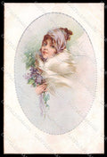 Illustratori Artist Signed Schilbach Fashion Lady WSSB 6644 cartolina ZG7821 – fronte
