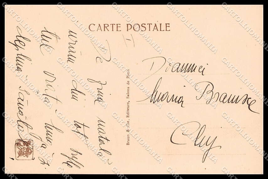 Illustratori Artist Signed J. Lecler Lady serie 0183 cartolina ZG7831 – retro