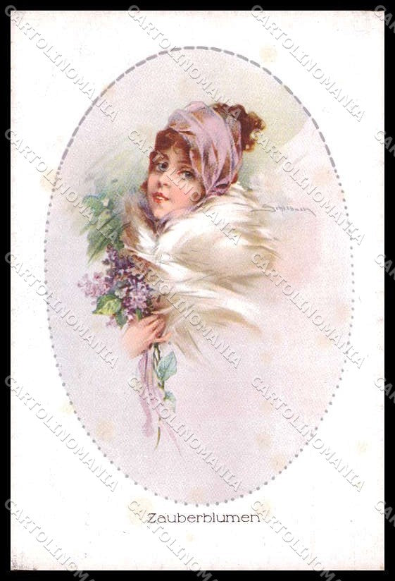 Illustratori Artist Signed Schilbach Fashion Lady WSSB 6644 cartolina ZG7834 – fronte