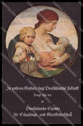 Illustratori Artist Signed L. Zumbusch? Lady Children cartolina ZG7840 – fronte