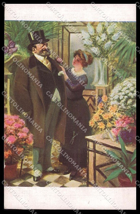 Illustratori Artist Signed A. Guillaume Lady Lapina 1055 cartolina ZG7848 – fronte