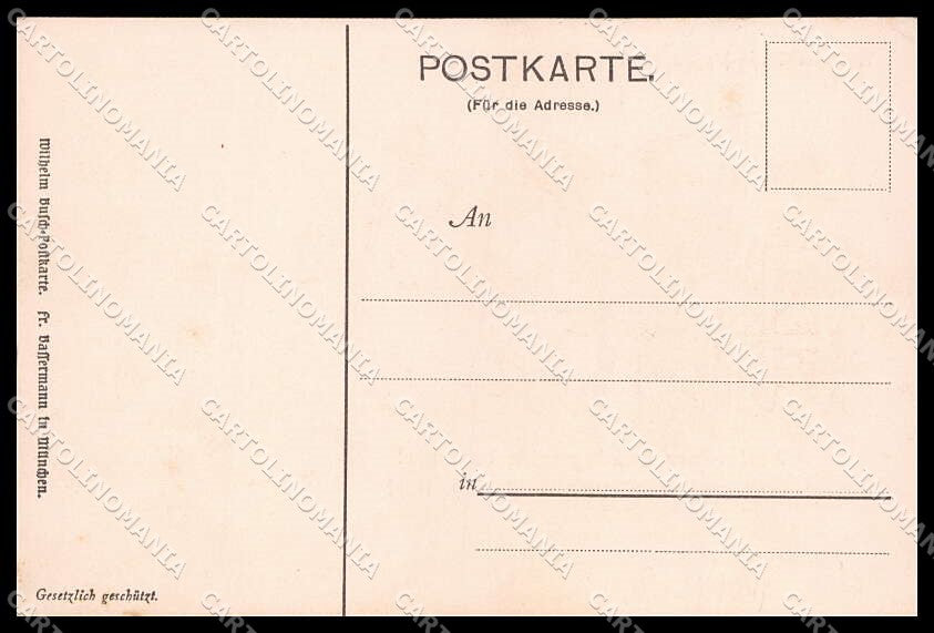 Illustratori Artist Signed Wilhelm Busch n.15 cartolina ZG7861 – retro