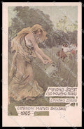 Illustratori Artist Signed H. B. Lady Art Nouveau cartolina ZG7875 – fronte