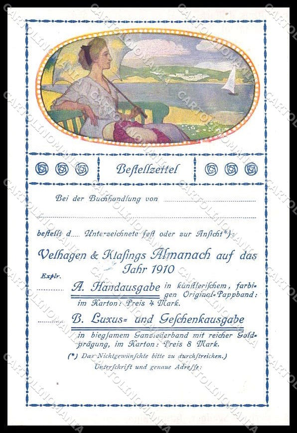 Illustratori Artist Signed Reinhold Pfeiffer Lady Advertising cartolina ZG7878 – fronte