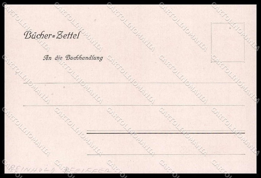 Illustratori Artist Signed Reinhold Pfeiffer Lady Advertising cartolina ZG7878 – retro