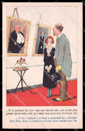 Illustratori Artist Signed Mich Lady Man Serie 7020 cartolina ZG7879 – fronte