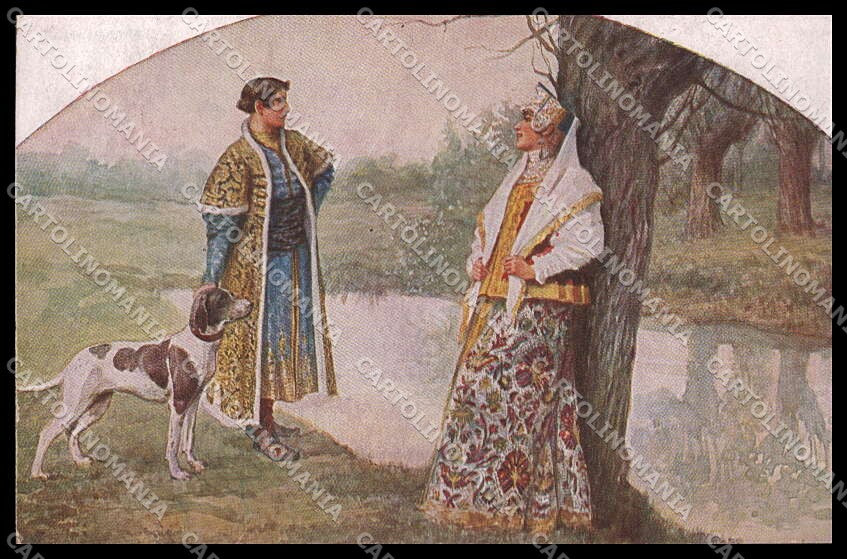 Illustratori Artist Signed Solomko Lady TSN serie 176 cartolina ZG7883 – fronte