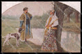 Illustratori Artist Signed Solomko Lady TSN serie 176 cartolina ZG7883 – fronte