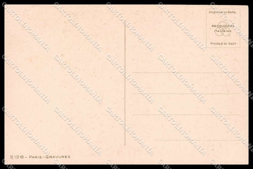 Illustratori Artist Signed P. F. Felix Lady Paris Gravures 2128 cartolina ZG7888 – retro