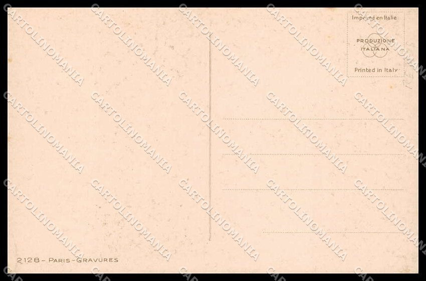 Illustratori Artist Signed P. F. Felix Lady Paris Gravures 2128 cartolina ZG7889 – retro