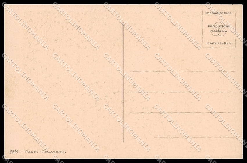 Illustratori Artist Signed P. F. Felix Lady Paris Gravures 2236 cartolina ZG7890 – retro