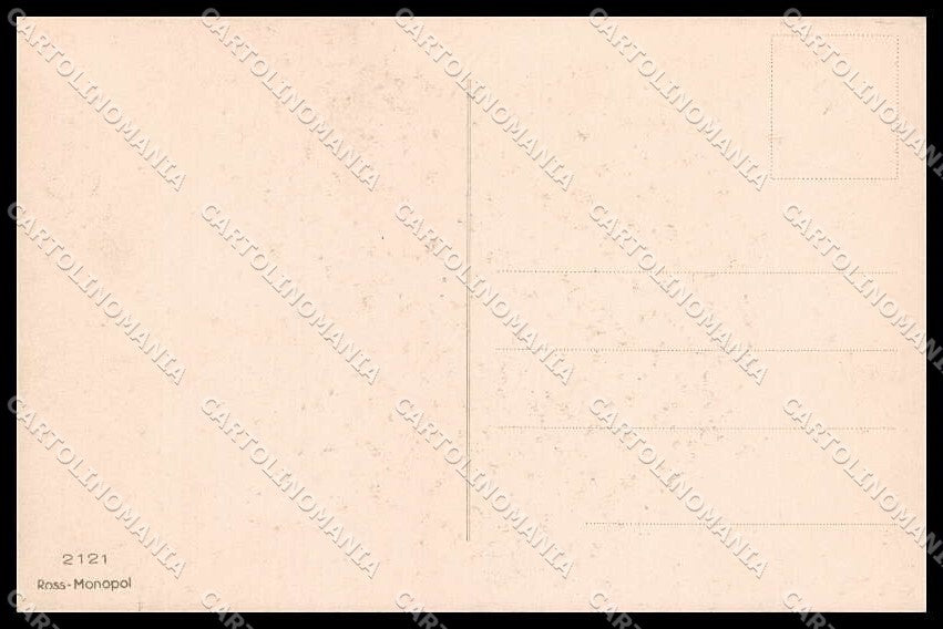 Illustratori Artist Signed Lady Romantic Couple Ross-Monopol 2121 pc ZG7891 – retro