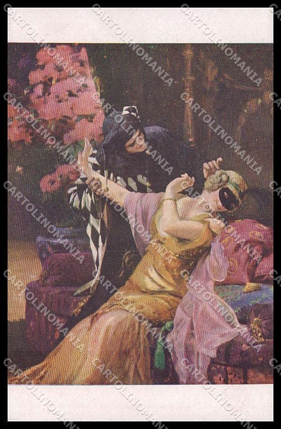 Illustratori Artist Signed D. Etcheverry Lady Noyer serie 42 cartolina ZG7897 – fronte
