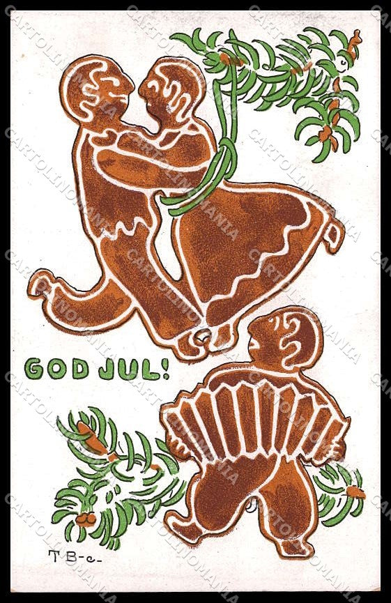 Illustratori Artist Signed TB c Chiristmas Biscuit cartolina ZG7916 – fronte