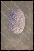 Illustratori Artist Signed Lady Art Nouveau Relief cartolina ZG7917 – fronte