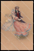 Illustratori Artist Signed Dancing Couple Dondorf serie 180 cartolina ZG7924 – fronte