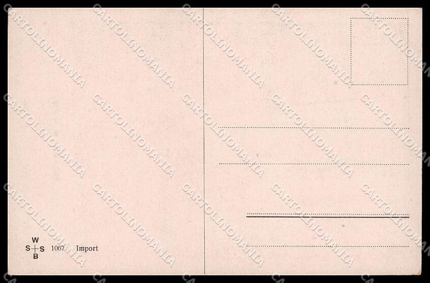 Illustratori Artist Signed Usabal Lady Dance WSSB 1067 cartolina ZG7926 – retro