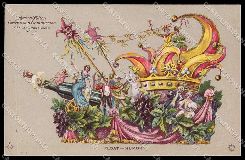 Illustratori Hudson Fulton Celebration Humor Float 62 cartolina ZG7927 – fronte