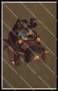 Illustratori Artist Signed Romantic Couple Car Art Nouveau serie 43101 pc ZG7932 – fronte