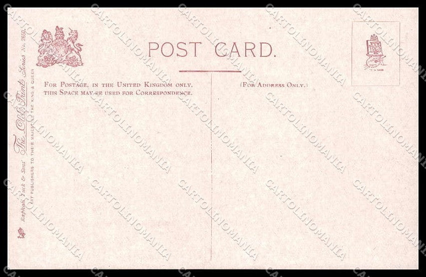 Illustratori Artist Signed Romney Lady Tuck The Olde Print 2650cartolina ZG7962 – retro