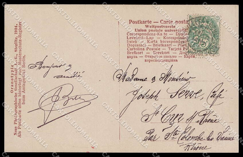 Real Photo Oranotypie Lady NPG 1-8 cartolina ZG7970 – retro