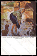Illustratori Artist Signed F. Walther Scholtz Girl serie 2099 cartolina ZG7977 – fronte