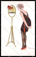 Illustratori Artist Signed R. Baldrich Lady Bird serie 903 cartolina ZG7986 – fronte