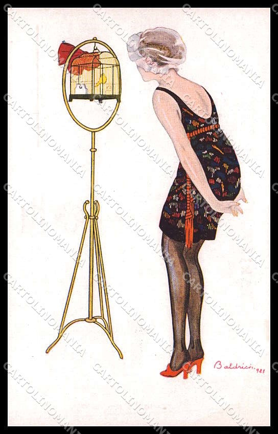 Illustratori Artist Signed R. Baldrich Lady Bird serie 903 cartolina ZG7986 – fronte