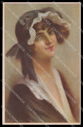 Illustratori Artist Signed M. Bettinelli Glamour Lady serie 884-2 pc ZG8004 – fronte