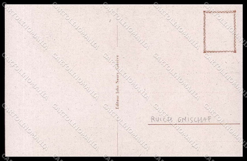 Illustratori Artist Signed Ruab Gnischaf Romantic Couple cartolina ZG8010 – retro