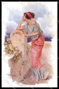 Illustratori Artist Signed A. Beltrame Lady serie 5055 cartolina ZG8011 – fronte