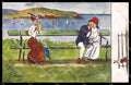 Illustratori Artist Signed L. Thackeray Oilette 9599 pc ZG8018 – fronte