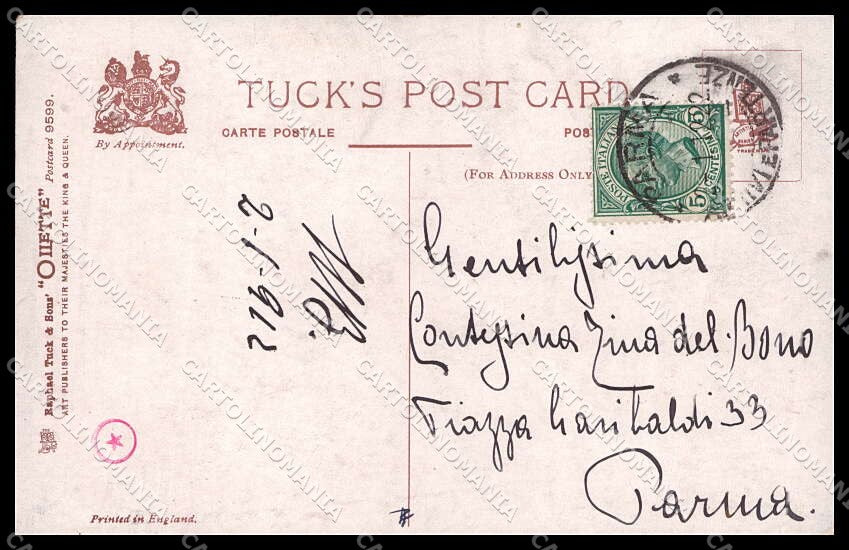Illustratori Artist Signed L. Thackeray Oilette 9599 pc ZG8018 – retro