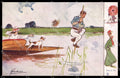 Illustratori Artist Signed L. Thackeray Stuck up Oilette 9035 pc ZG8019 – fronte