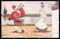 Illustratori Artist Signed L. Thackeray River Days Oilette 9035 pc ZG8022 – fronte