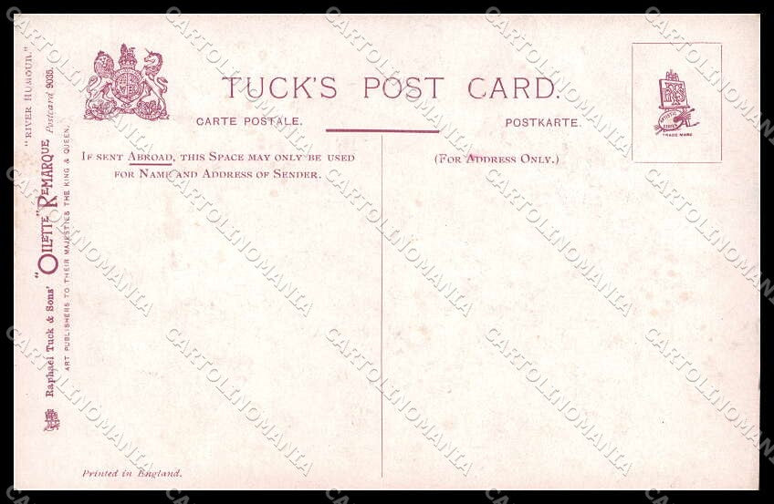 Illustratori Artist Signed L. Thackeray River Days Oilette 9035 pc ZG8022 – retro