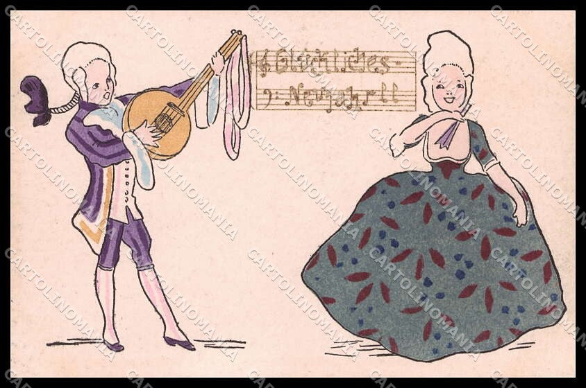 Illustratori Artist Signed Children Music Sheet serie 969 cartolina ZG8028 – fronte