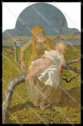 Illustratori Artist Signed G. Segantini Lady Child serie 30 cartolina ZG8039 – fronte