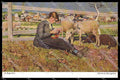 Illustratori Artist Signed G. Segantini Lady Savognino serie 32 cartolina ZG8040 – fronte