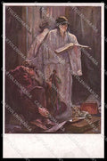 Illustratori Artist Signed H. Wollner Lady Joker Sinnspruch serie 2557 pc ZG8059 – fronte