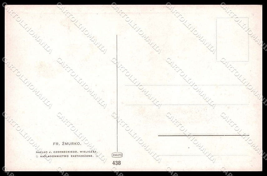 Illustratori Artist Signed F. Zmurko Lady serie 438 cartolina ZG8071 – retro