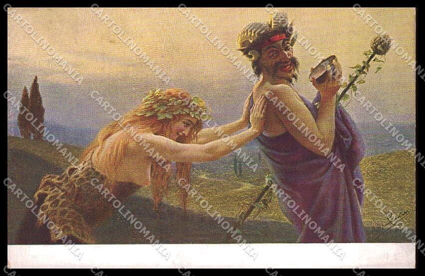 Illustratori Artist Signed W. Ismailowitsch Lady TSN serie 1420-6 pc ZG8086 – fronte