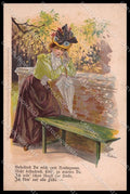 Illustratori Artist Signed CZ Glamour Lady serie 2319 ABRADED cartolina ZG8088 – fronte
