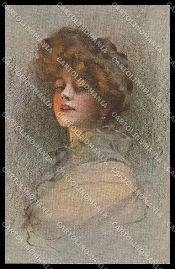 Illustratori Artist Signed Knoefel ? Fashion Lady serie 15624 cartolina ZG8092 – fronte