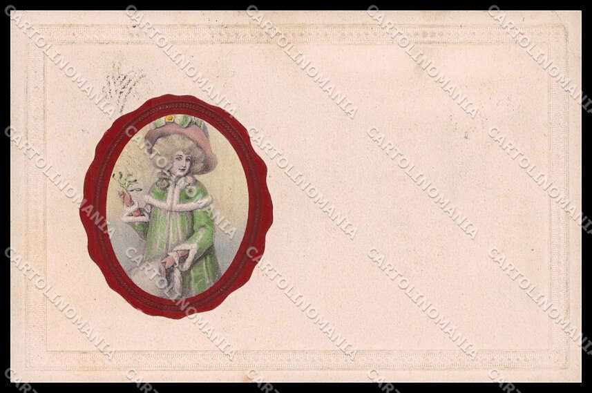 Illustratori Artist Signed Lady Viennoise serie 544 1-4 Relief cartolina ZG8105 – fronte