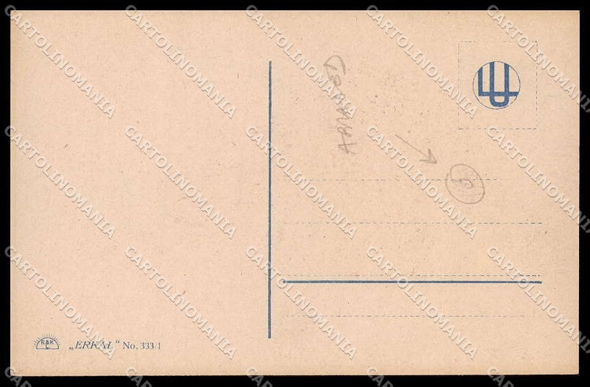 Illustratori Artist Signed Usabal Fashion Lady serie 333-1 ABRADED pc ZG8113 – retro