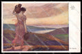 Illustratori Artist Signed A. D. Goltz Lady serie 88 cartolina ZG8127 – fronte