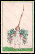 Illustratori Artist Signed August Patek Child serie 506-2 cartolina ZG8169 – fronte